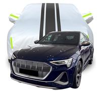 LPCQS Housse de Voiture Complète pour Audi e-tron S Sportback, Étanche/Anti-Rayures/Anti-UV Bâche de Voiture, Respirante Couverture,B-Silver-Black