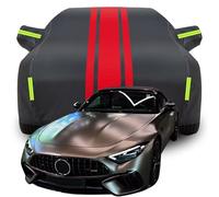 LPCQS Housse de Voiture Complète pour Mercedes-AMG SL63, Étanche/Anti-Rayures/Anti-UV Bâche de Voiture, Respirante Couverture,A-Black-Red