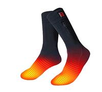 LPCRILLY Chaussettes chauffantes Pieds Chauffants, Chaussettes chauffantes lavables électriques température réglable pour Les Sports de Plein air (L)