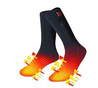 LPCRILLY Chaussettes chauffantes Pieds Chauffants, Chaussettes chauffantes lavables électriques température réglable pour Les Sports de Plein air (S)