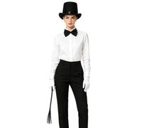 Lpdshaa Cravates Papillon Fouet Et Baguette Cravate Chapeau Haut Forme Noir Taille unique