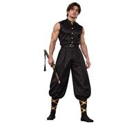 Lpdshaa Homme Vêtements D'Anime Hommes Costume Cosplay Noir Carnaval Pour | Ensemble Costumes Spectacle Scène,Col Roulé,Bodycon,Carnavals,Anniversaire,Soirée Thème,Noël,De Célibataire,Mascarade