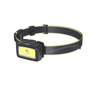 Lpe frt. LED "HL350", piles, COB, lpe tête, lum. avert., siff., 7 mdes