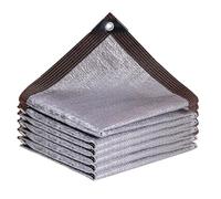 LPeMYbLi Filet d'ombrage réfléchissant en Aluminium, Filet d'ombrage résistant aux UV, bâche en Maille d'ombrage de Jardin, for Fleurs, Plantes, Patio, pelouse, Filet d'ombrage à 99% (Size : 2mx8m(6