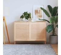 LPERTGFHU Lot de 2 portes d'armoire en pin massif 69 x 59,4 cm | Pour la circulation de l'air, aspect rustique, design polyvalent de meubles