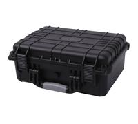 LPERTGFHU Valise rigide étanche pour marchandises dangereuses, Noir , L | Comprend des inserts en mousse, une valve de compensation de pression
