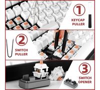 LPG 205G0 Keyboard Lube Kit 0.53oz/15g Mechanical Keyboard Lubricant Switch Opener for MX Switch Kailh Keyboard Tools with Key Puller