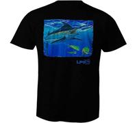 Lpg Apparel Co. Blue Marlin Bill Buster Fishing Tee T-Shirt Tees Shirt for Men Black 3XL