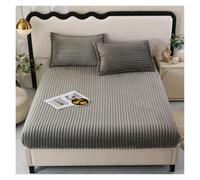 LPHFDCS Drap-Housse Peluche 1 Drap-Housse en Fausse Fourrure de Velours, Housse de Matelas en Peluche Douce avec Bande élastique Tout Autour, Drap de lit Chaud Drap Housse Hiver(Size2,198x203cm)