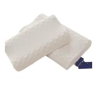 LPHFDCS Oreiller Latex Oreiller en Latex Naturel Pur, Oreiller orthopédique for la Nuque, Protection des vertèbres, Soins de santé, Rebond Lent, 55 x 35 cm Oreiller De Cou en Latex(A Pillowcase)