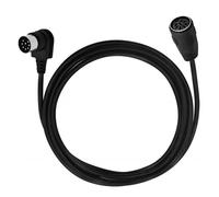 LPIQSPLK 90 Degree 8 Pin Din Male To Female Speaker Audio Extend Cable Adapter For Surveillance Automotive Computers Television Precision(3m,Right Angled)