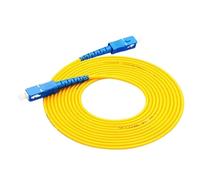 LPIQSPLK Câble de raccordement de Fiber optique FC LC SC APC à SC LC UPC, cordon de raccordement monomode 652D, câble d'alimentation 1M3m 5m 10m 20m 30m 50m(UPC SC-SC,3m)