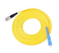 LPIQSPLK Câble de raccordement de Fiber optique FC LC SC APC à SC LC UPC, cordon de raccordement monomode 652D, câble d'alimentation 1M3m 5m 10m 20m 30m 50m(UPC SC-FC,15m)