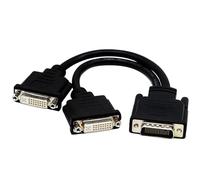 LPIQSPLK LFH DMS 59Pin câble répartiteur mâle vers 2 HDMI VGA DVI DP Femelle Adaptateur d'extension for Carte Graphique Ordinateur TV Moniteur projecteur(DMS 59Pin-2 DVI)