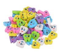 Lpitoy 100 Pièces/Mini Gommes en Forme De Dent en Caoutchouc Multipack Gommes De Nouveauté Petites Gommes À Crayon pour Les Étudiants Devoirs École Classe Récompenses Prix Cadeaux De Fête