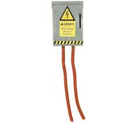 Lpitoy Accessoire De Compteur Électrique pour Halloween, Haut-Parleur Hurlant À Activation Vocale avec Yeux Lumineux, Décoration Effrayante pour Maison Hantée, Jardin, Fête Escape Game