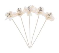 Lpitoy Bâton De Diffuseur De Roseaux, Ensemble De Diffuseur De Parfum De Roseau De Fleur Artificielle 5 Pièces, Bâtons De Rotin De Remplacement De Diffuseur De Parfum Décor À Maison