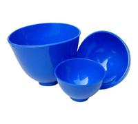 Lpitoy Bols De Mélange en Caoutchouc Flexibles, Spatules Dentaires en Caoutchouc en Plastique pour Matériaux D'alginate De Plâtre 3 Pièces