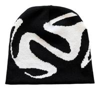 Lpitoy Bonnets Gothiques pour Femmes Hommes, Style Harajuku Y2k, Style Punk, Streetwear, Chapeau Chaud d'hiver, Casquette Tricotée, Casquette Tête De Mort Y2k