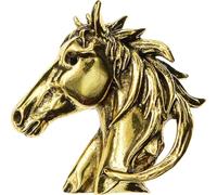 Lpitoy Broche Cheval Vintage pour Femmes Hommes, Badge Tête De Cheval Rétro, Épingle À Revers, Accessoires De Manteau De Costume