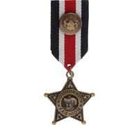 Lpitoy Broche Pendentif Étoile Steampunk, Badge Médaille De Marine, Épingle À Revers, Accessoires De Costume pour Femmes Hommes, Uniforme De Veste