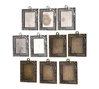 Lpitoy Cadre Photo De Style Antique, 10 Pièces, Cadre Photo Vintage Suspendu, Petit Cadre De Peinture Décoratif, Pendentif, Mini Décoration De Maison