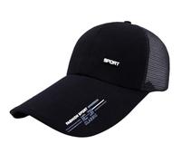 Lpitoy Casquette De Baseball Unisexe en Coton, Chapeau Long, Chapeau De Sport Réglable, Dôme en Maille, Chapeau De Soleil avec Motif De Lettres pour Femmes Et Hommes