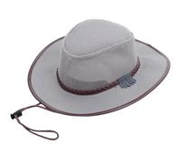 Lpitoy Chapeau De Cowboy en À Large Bord, Style Jazz, Respirant, Idéal pour Plage, Le Golf, Pêche, Le Camping Randonnée en Été, avec Protection