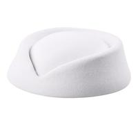 Lpitoy Chapeau D'hôtesse De L'air pour Femme, Casquette d'uniforme D'hôtesse De L'air, Accessoires De Costume De Cosplay d'halloween