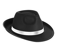 Lpitoy Chapeau Fedora Trilby Élégant en Non-tissé, Casquette De Jazz pour, Style Panama Classique Élégant, Chapeau De Gentleman pour Jeu De Rôle