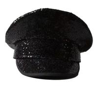 Lpitoy Chapeau Militaire À Paillettes, Casquette De Festival De Carnaval Steampunk, Casquette Punk Yacht Marine, Chapeau De Fête À Thème d'halloween