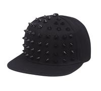 Lpitoy Chapeau Punk Clouté Unisexe, Chapeau Pointu À Rivets, Casquette De Baseball pour La Danse Hip-hop pour Hommes Et Femmes