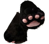 Lpitoy Chaussures en Fourrure, Bottes en Peluche, Pantoufles en Peluche, Accessoires pour Déguisements d'halloween De Cosplay