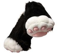 Lpitoy Chaussures en Fourrure, Bottes en Peluche, Pantoufles en Peluche, Accessoires pour Déguisements d'halloween De Cosplay