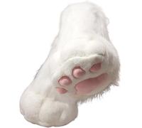 Lpitoy Chaussures en Fourrure, Bottes en Peluche, Pantoufles en Peluche, Accessoires pour Déguisements d'halloween De Cosplay