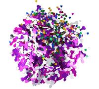 Lpitoy Confettis À Paillettes Colorées, Confettis À Saupoudrer Mignons, Confettis De Décoration De Table pour Saint-Valentin, Confettis De Décoration, Célébration, Mariage