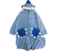 Lpitoy Costume De Requin Mignon, Combinaison d'animaux Unisexe pour Adultes, Costume d'halloween, Vêtements De Nuit, Pyjama d'halloween pour Femmes Hommes