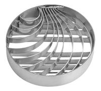 Lpitoy Coupe-Concha Moule À Pain Mexicain Timbre De Conque en Acier Inoxydable Moule À Deux Faces pour Pan Dulce Mexicano Cortadora De Pan, Coupe-Pain en Forme De Conque Oreiller