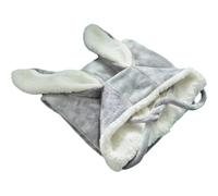 Lpitoy Couverture Portable À Capuche, Couverture Mignonne avec Oreilles De Lapin en Peluche avec Oreilles De Lapin, Couverture Douce Chaude pour Maison, l'hiver, Noël