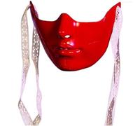 Lpitoy Demi-Masque Masques De Mascarade d'halloween Masque Demi-Visage De Mardi Gras pour Le Costume d'halloween De Fête De Bal Masqué