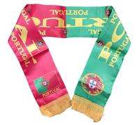 Lpitoy Écharpe Portugal Supporter De L'équipe Nationale du Portugal, Impression Recto-Verso, pour Les Fans De Football Les Événements Sportifs