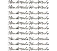 Lpitoy Étiquettes Rectangulaires en Métal, 10x35mm, 20 Pièces, avec Boucle Faite À Main, pour À Main, Accessoires De,