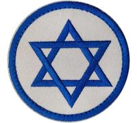 Lpitoy Étoile De David - Support Thermocollant/thermostatique - Écusson Brodé/Badge/emblème Étoile Juive