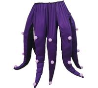 Lpitoy Femmes Ursula Costume Jupe Sirène Ursula Robe pour Adultes Poulpe Cosplay Costumes Longues Tentacules Poulpe Jupe Violet