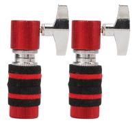 Lpitoy Hit Hat 2 Pièces Tambour De Jazz en Alliage D'aluminium Charleston Cymbales Supports Pièces De Tambour De Jazz Accessoires pour Instrument De Percussion