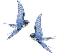 Lpitoy Lot De 2 Écussons Brodés Hirondelle À Coudre, Écusson Oiseau Brodé, Accessoires De pour Réparation De Vêtements.