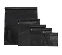 Lpitoy Lot de 5 Sacs Faraday, Grande Cage Faraday, Sac Faraday Anti-pistage pour Ordinateurs Portables et téléphones, Pochette Faraday bloqueur de signaux RFID, Sac Faraday Ignifuge