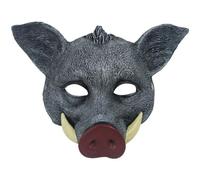Lpitoy Masque De Sanglier Réaliste 3D en Mousse PU, Couverture Faciale De Cochon, Déguisement d'animal De Fête, Masque Rave De Cosplay, Accessoires De Fête De Mascarade d'halloween