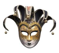 Lpitoy Masque Vénitien Masque De Mascarade Complet pour Carnaval Masque De Bouffon Exquis Masque De Mardi Gras pour Cosplay Fête d'halloween