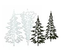 Lpitoy Matrices De Découpe en Métal pour Arbre De Noël, Matrices De Découpe en Métal, Pochoirs pour Fabrication De Cartes en Papier, Scrapbooking, Décor D'album De Noël